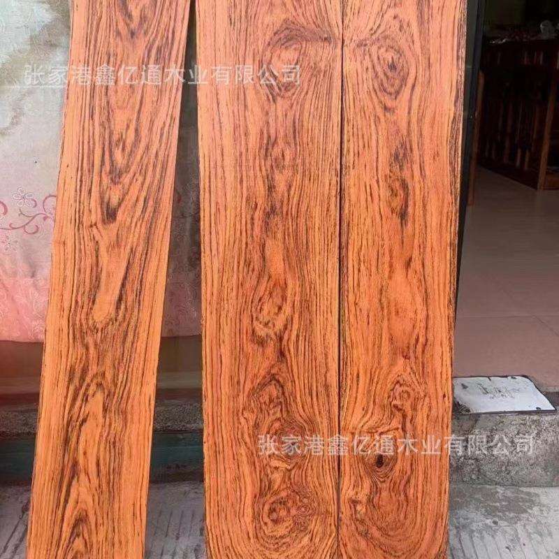 虎斑檀 原木板材 非洲白酸枝虎斑檀家具木材 加工墨西哥黄金檀木