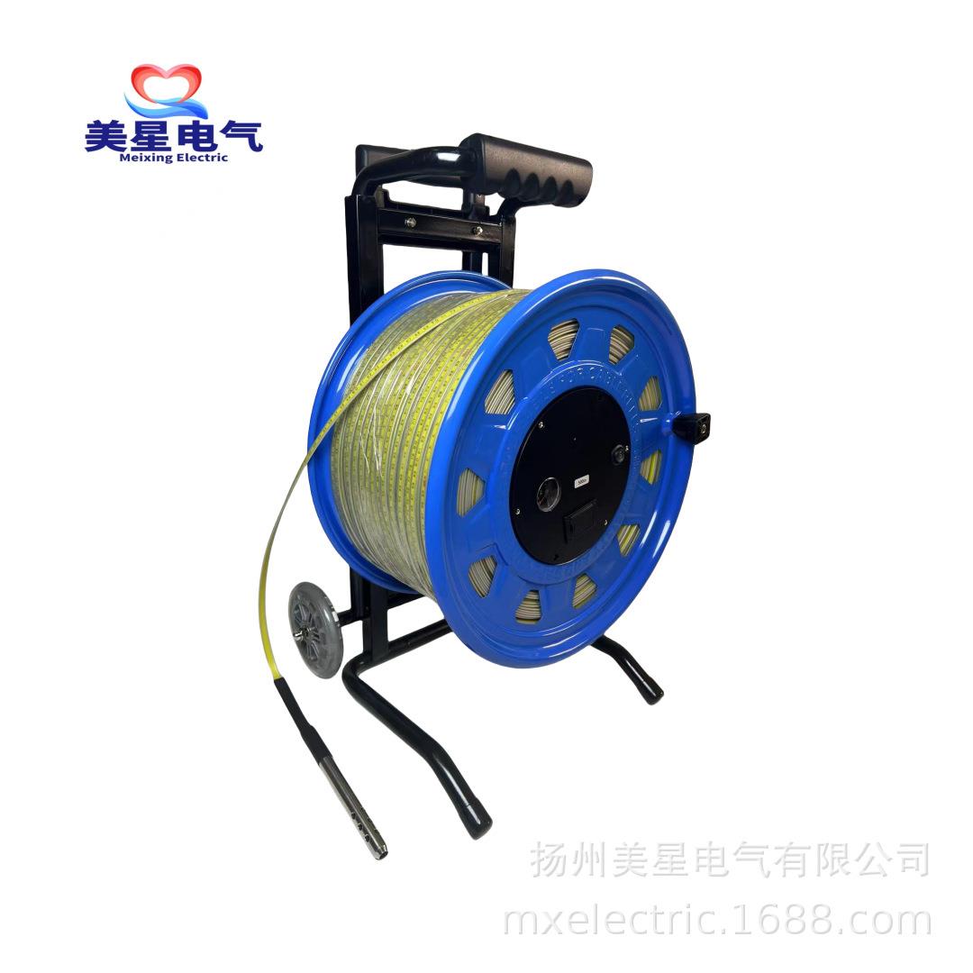 厂商批量供应10/500米测程测量仪带滚轮地下水位计钢尺电缆数显