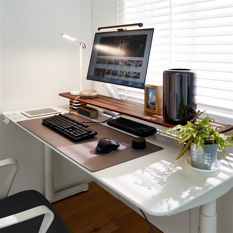 T4电动升降桌双电机欧0环保桌面可收纳智能站立可移动办公电脑桌