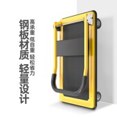 平板车手推车搬运车办公轻便钢板四轮拉货车推货车折叠小推车拖车