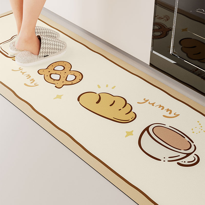 厨房长地垫防滑防油可擦免洗硅藻泥吸水垫门口耐脏脚垫子家用地毯,居家布艺,厨房地垫,淘宝优惠券,粉丝福利购,淘宝优惠卷