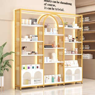 商用展示柜美容院产品柜化妆品展柜摆件货品陈列架美甲展示架货架