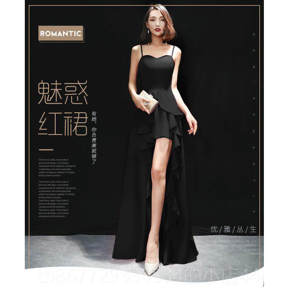 高档酒店开 业礼物仪迎旗女大红袍色长版中国风覆演古颁奖礼服宾