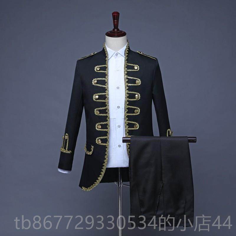 高档男持欧洲钮扣宫表演服装男装装工作室演主题主人燕尾服舞台表,男装,其他民族服装,淘宝优惠券,粉丝福利购,淘宝优惠卷