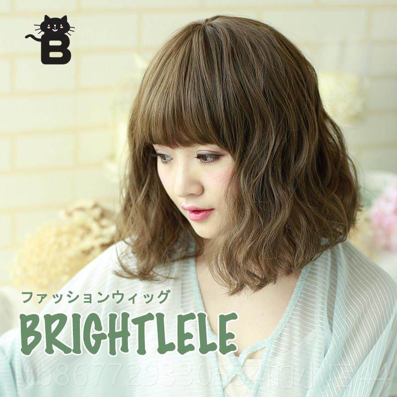 高档日时尚假女发短发 短卷 玉米烫 韩式泡面发卷锁骨发女 系网红,美发护发/假发,日常整顶假发,淘宝优惠券,粉丝福利购,淘宝优惠卷