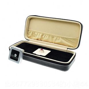 高档珠宝样品箱证书宝石展示包首包饰纳拉革链包彩宝盒皮饰收品盒