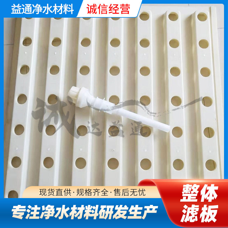 反冲洗ABS整体浇筑滤板 v型滤池可调节滤头滤帽 整体浇筑滤板模板