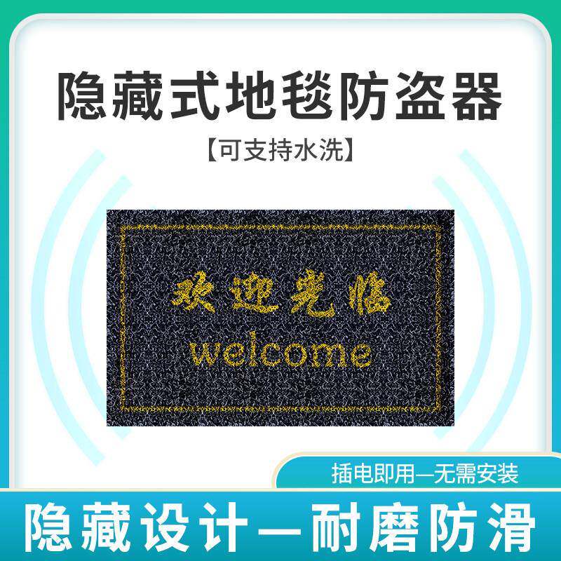 服装隐藏式地毯声磁防盗器门禁隐形报警器商场超市防盗门免安装
