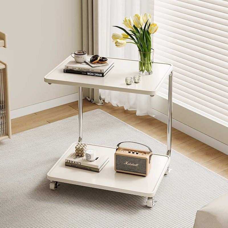 移动沙发边几茶几带轮家用宿舍卧室床头置物架客厅网红铁艺小桌子,3C数码配件,摄像机配件,淘宝优惠券,粉丝福利购,淘宝优惠卷