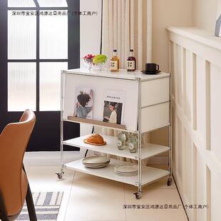 展示架储物柜家用客厅陈列杂志移动置物架包豪斯收纳沙发边柜包邮