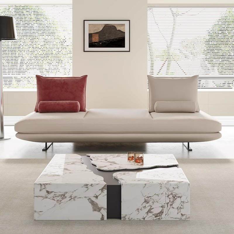 奢意式极简普DWN拉艺多沙写意发空间轻小户型设计师双面prado布沙