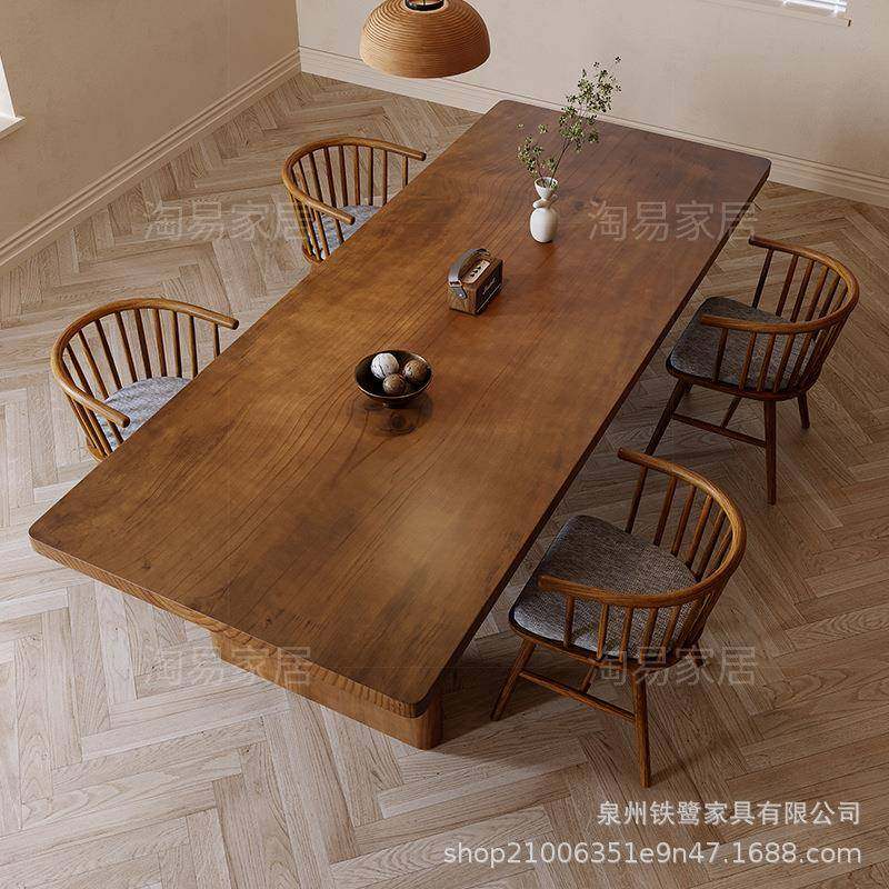 式全实中木茶桌子办泡公室会客接待泡茶桌QJG椅组合原木大板茶台,商业/办公家具,茶台/茶桌,淘宝优惠券,粉丝福利购,淘宝优惠卷