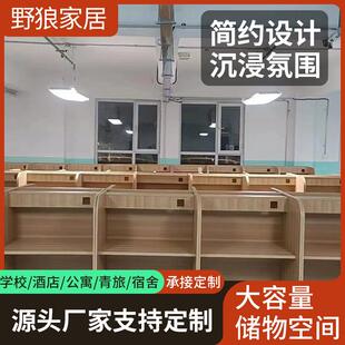 自室沉浸桌封自习桌闭式木隔断学习桌椅一书整套自习实习室电脑学
