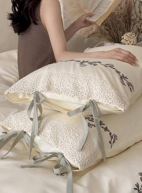 冬秋纯棉绒棉磨毛套四件套加厚精密刺绣系列1长00SSMG11LB四件床