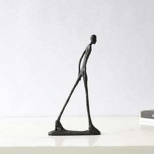 现代简约铸铁人意物柜创摆件客厅卧室BJ0307玄关居电视书房样板房