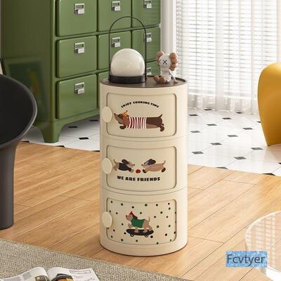 吉妃翔儿多童巴卧室床头柜卡通圆形直销胺型创意圆形工厂小100566