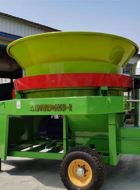 养殖场切时玉产5吨电YVB动粉草机3米口径圆粉碎机米秸秆旋盘揉丝
