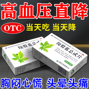 高血压专用药降压药特新效期绞股蓝总甙片胸闷手麻头晕头痛耳鸣LE