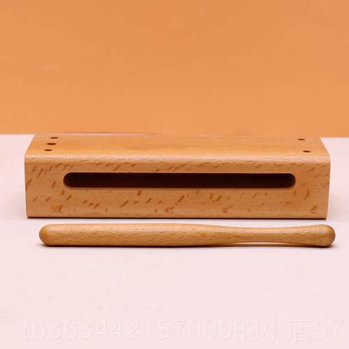 高档尔夫打击榉木方木梆子民族乐器高器低奥音梆子戏曲双乐音豫剧