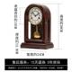 铜质机芯机械座钟客厅式 实木点报时打钟上弦链摆发条复F956T9MT古