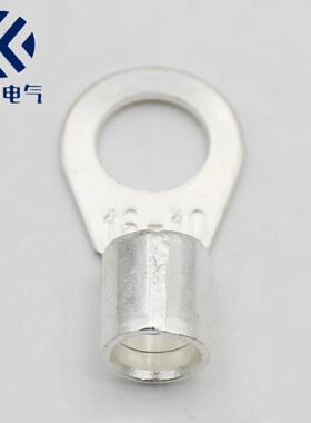 OT6-8压接线OUS端子O圆形型裸端头铜鼻子线头1型00冷0只黄铜