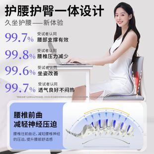 办室记忆VYF棉护腰坐垫椅蒲团子久坐臀舒适腰靠公家用一体矫姿美