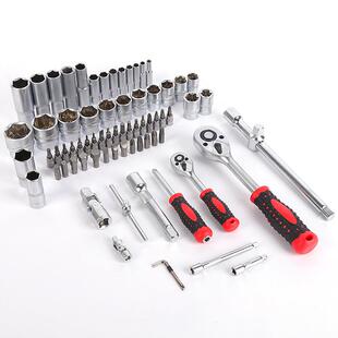 10件棘8金轮扳手WZI汽修组套筒汽车机械维修车载套扳手组合五工具