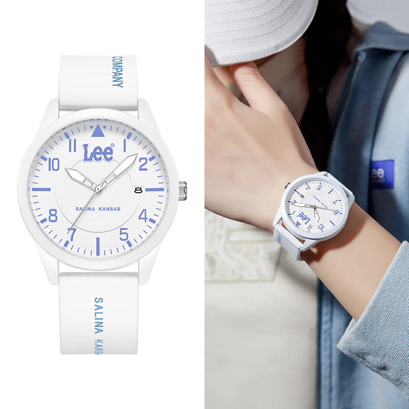 LEE手表女款学生初高中品牌考试专用静音精准看时间开学石英表男