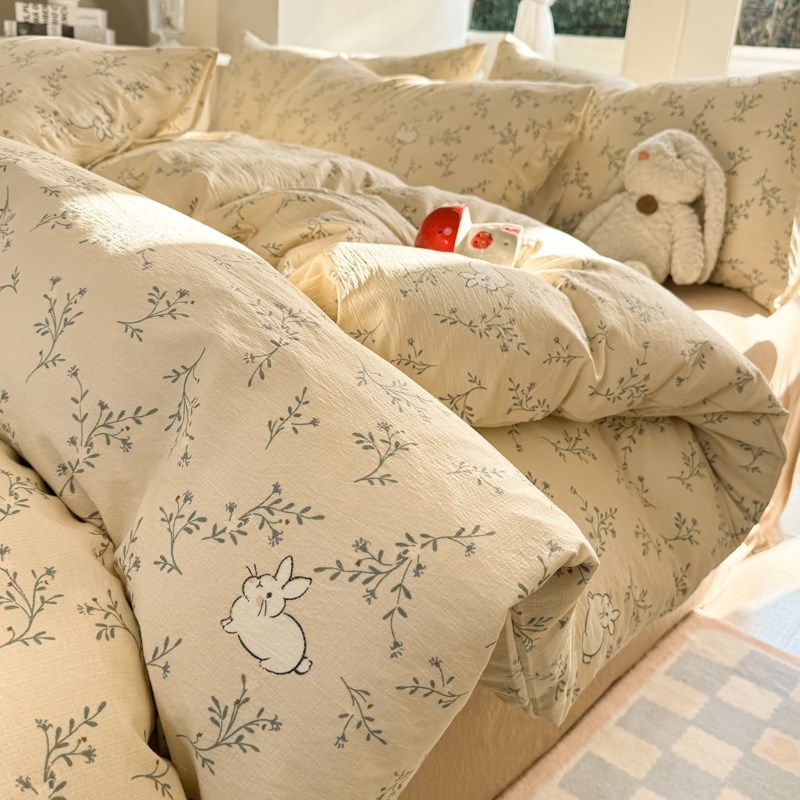 双层纱被套单件2025新款单独夏季非全棉纯棉单人被罩150x200x230,床上用品,被套,淘宝优惠券,粉丝福利购,淘宝优惠卷