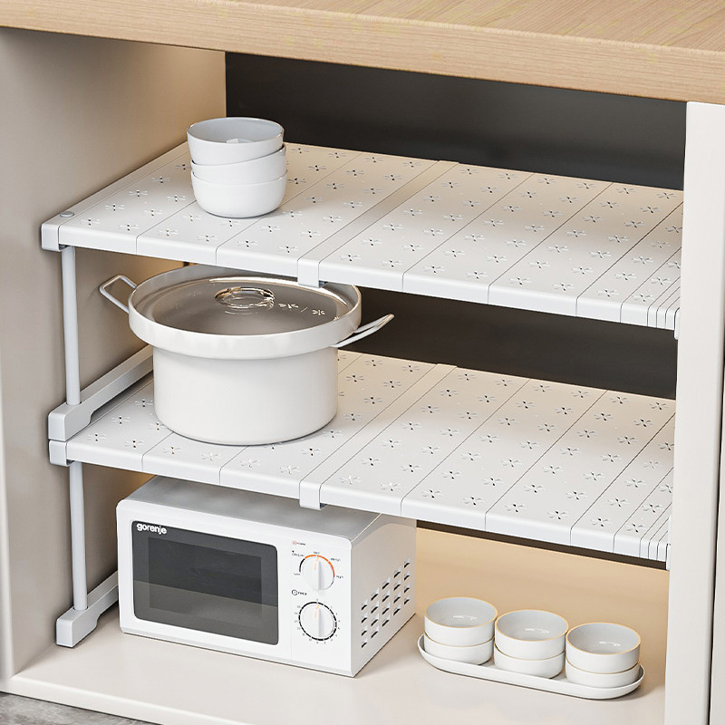 厨房下水槽置物架整体橱柜分层架柜子柜内整理可伸缩叠加多层收纳,厨房/烹饪用具,厨房置物架/置物柜/角架,淘宝优惠券,粉丝福利购,淘宝优惠卷
