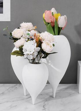 现代简约创电9000-104意脂花瓶轻摆件鲜花客厅视柜桌树面奢装饰插