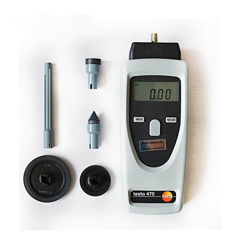 testo470德图t4esto70高精度光学转速仪持机械接触式数显手转速表