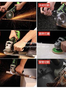 德国功率充电式锂电无刷角磨机大切磨割机打电磨机光KJZ机抛光机