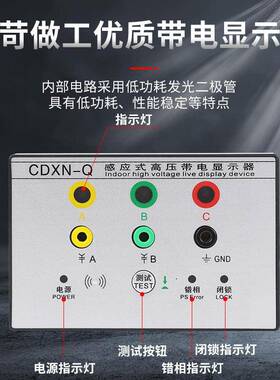 DXN-Q感应高带压电显示非接触C式带电显示CDXN-Q(1器T型式开孔尺
