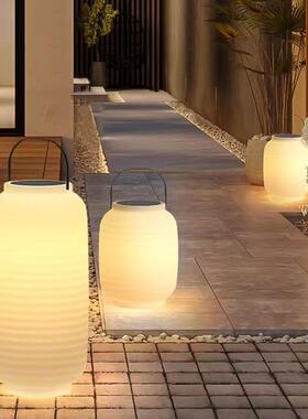 HJ81613户外庭灯能音响户外灯太阳灯笼灯室院外水防花园民宿装饰