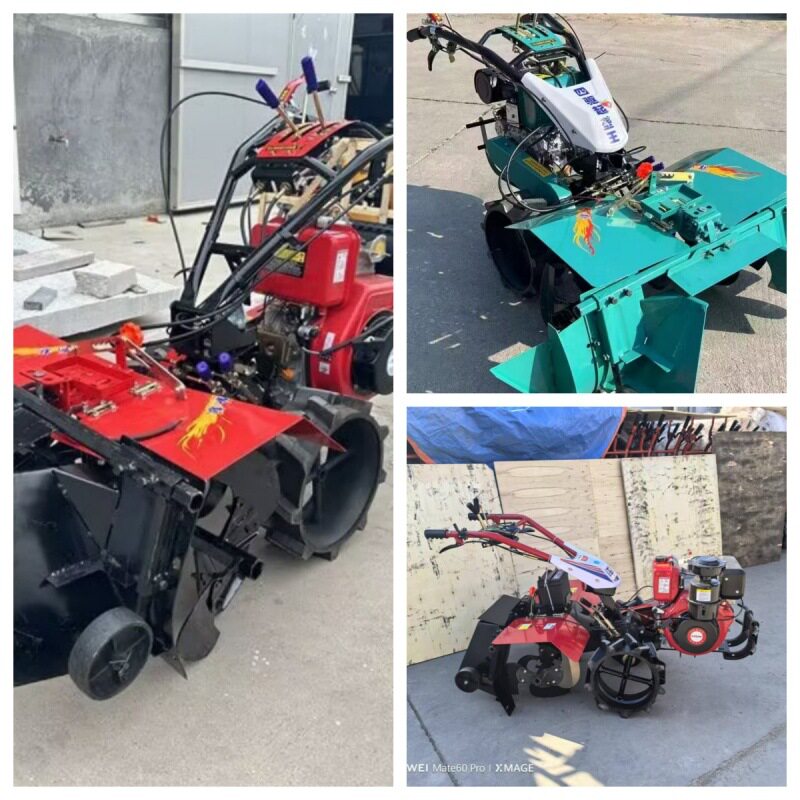 农用四驱草莓起垄机一次成型