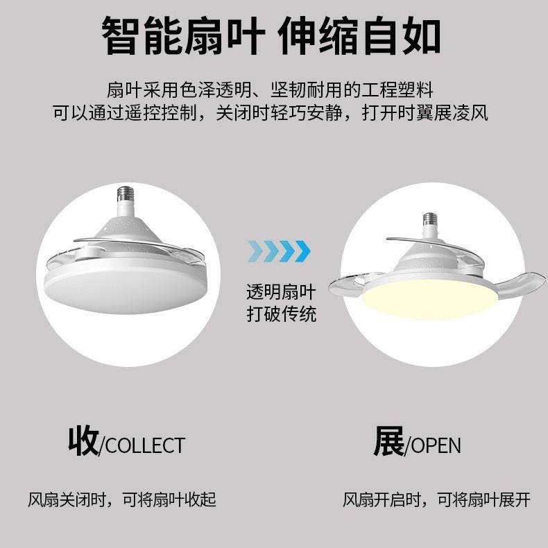 新口款家用螺隐房321形风扇厨卧室led吊灯灯扇小型静音风扇灯,家装灯饰光源,风扇灯,淘宝优惠券,粉丝福利购,淘宝优惠卷
