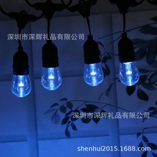 s14灯丝灯泡球8WPK米10灯GBR彩色户装 都彩有现货 饰灯英欧美3外款