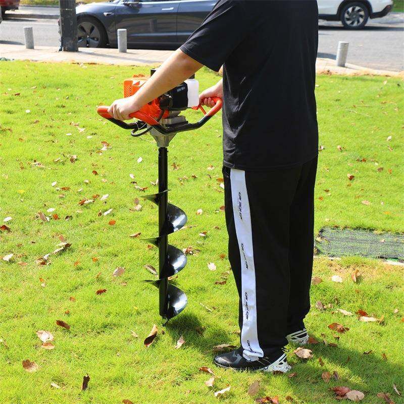 52燃油地钻机大功KSO率52CC施肥果园种植种桩树坑机44-挖50打打洞