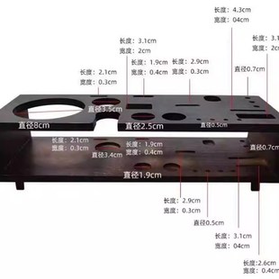 调酒器置物架美式木质调酒架调酒工具杯托架鸡尾酒调酒杯架酒吧摇