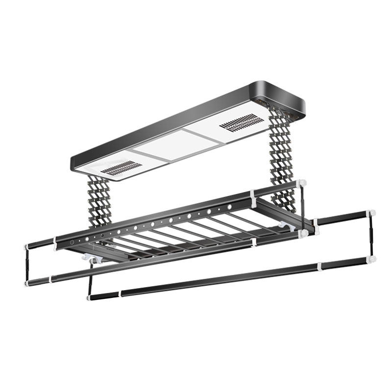 电动晾衣架遥控升降阳台智能烘干晒衣架伸缩家用凉衣自动晾衣杆机