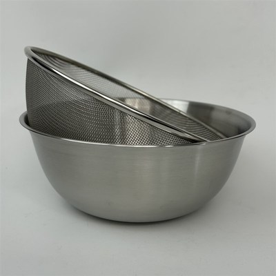 Mno米诺家不锈钢洗菜盆304沥水篮家用厨房漏盆水果篮网篮淘米神器