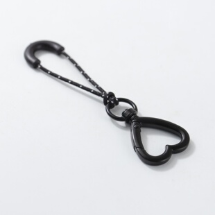 创意心形钥匙扣挂件手拿包零钱包挂饰防丢绳保温杯金属扣环挂件扣