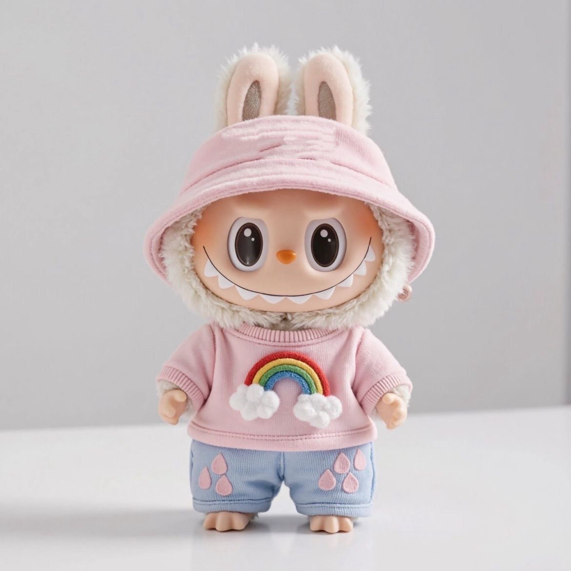 17cm拉布布娃衣多巴胺可爱风套装一二三代通用labubu公仔替换衣服,模玩/动漫/周边/娃圈三坑/桌游,潮玩娃衣,淘宝优惠券,粉丝福利购,淘宝优惠卷