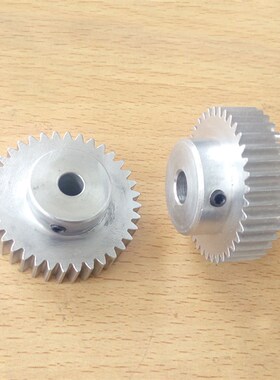 铝合金0.5模80齿至160齿小模数精密微型齿轮定制精孔H7国产配件