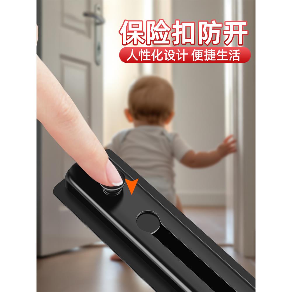 门户防盗链家防盗链42用防盗门内反锁扣入门安阻门器门锁卡扣门链
