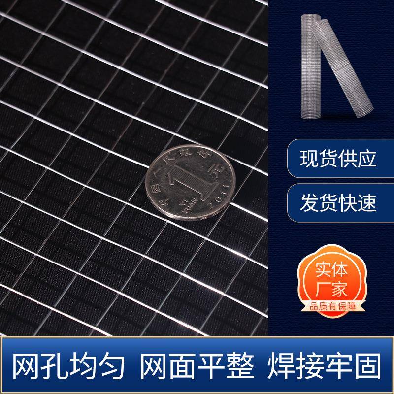 镀锌铁丝电焊网菜园鱼塘养殖网卷防护围栏建筑抹灰网地暖加固网片