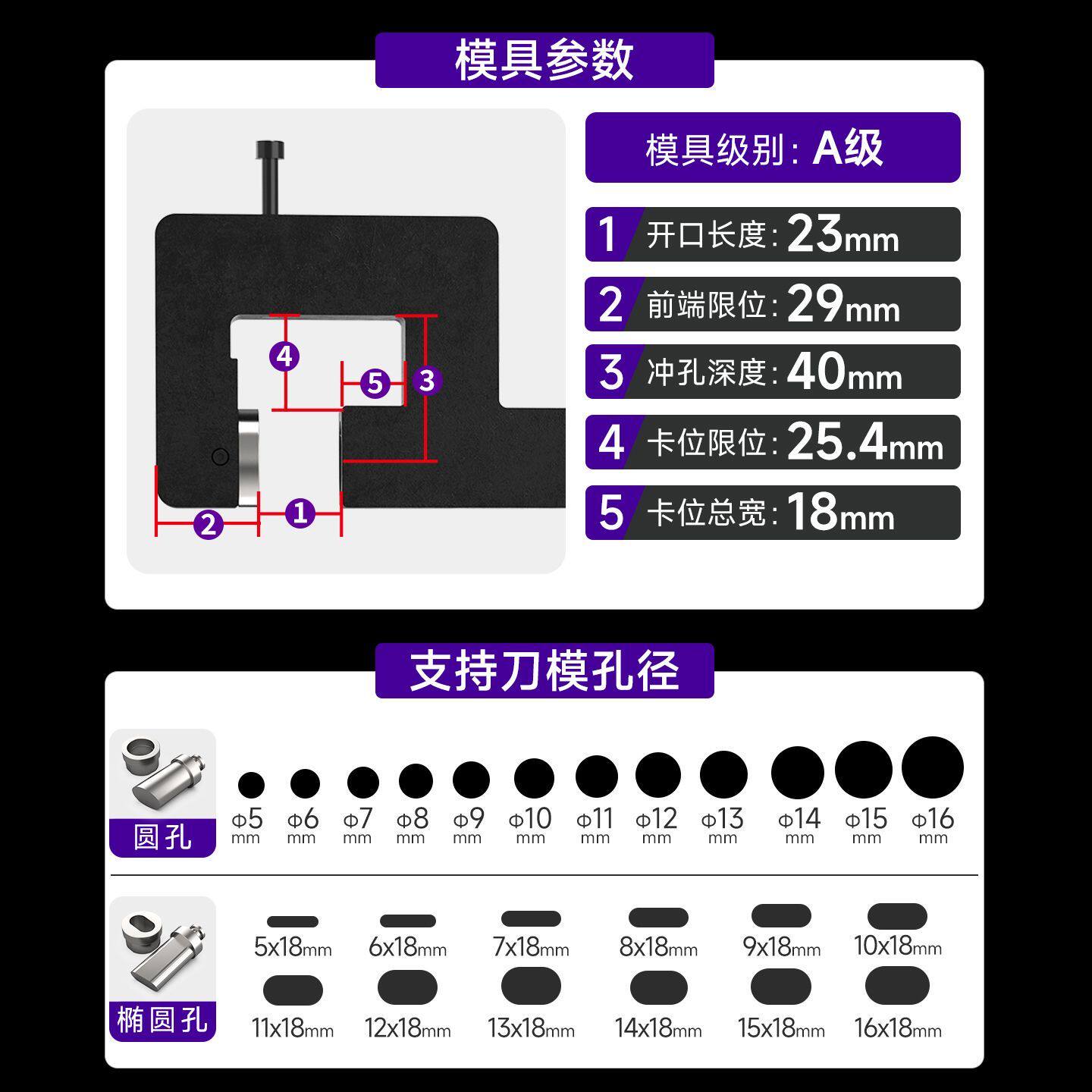 角铁几字钢锂电冲孔枪无刷锂电钻板材开孔器装修神器电动工具定制