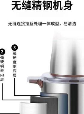 肉绞机自搅拌机一新款家用电动多功能全38978动大容量料理体机