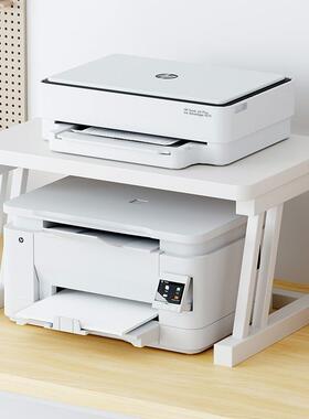 桌面印机置物架办公室打IT102144双型层文用件收纳整理小家多功能